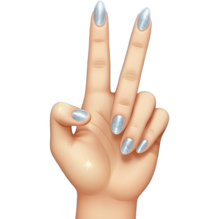 hand making finger-gun gesture with sparkles, smooth confidence emoji