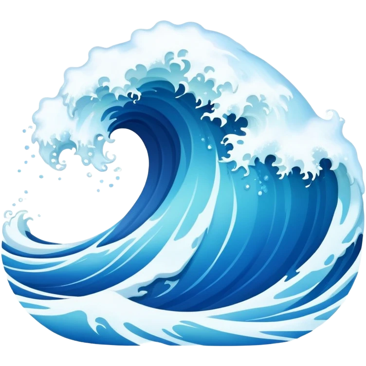 ocean wave emoji