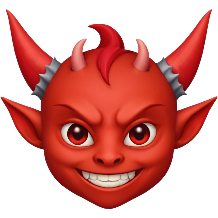 smiling friendly  cute littile demon  emoji