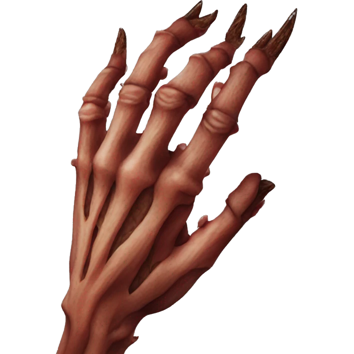 Freddy Krueger hand  emoji