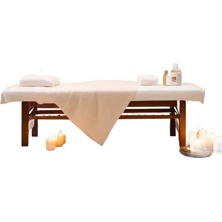 Massage on the table aesthetic  emoji