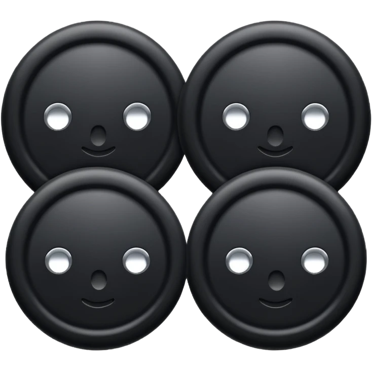 black disk emoji