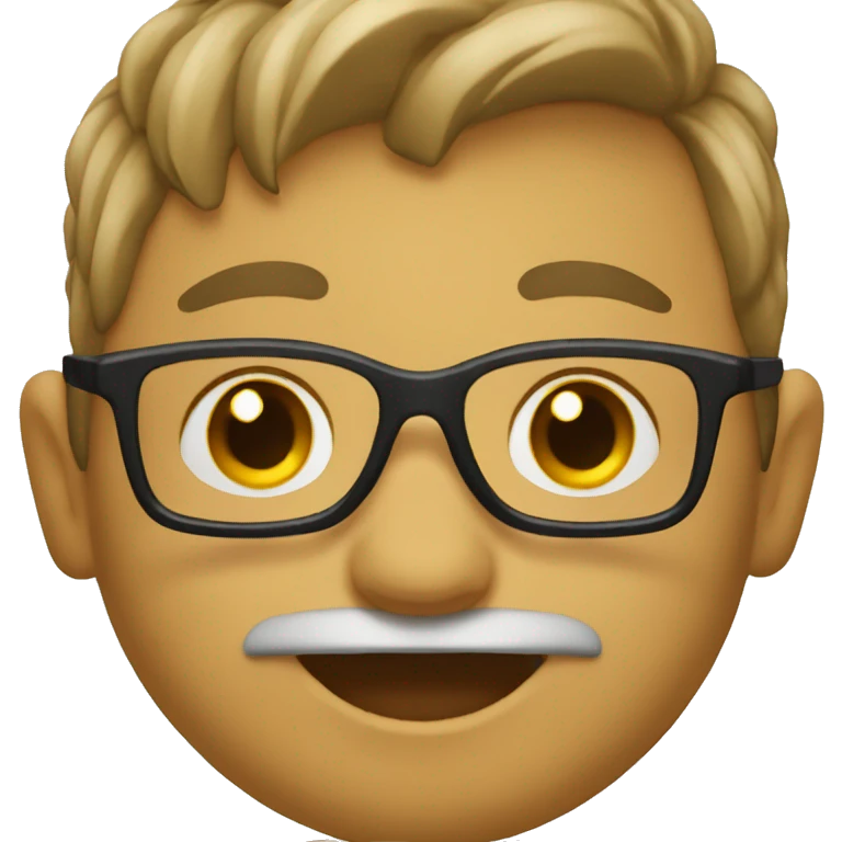 Bébé qui porte des lunettes  emoji