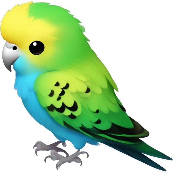 cute little budgie emoji