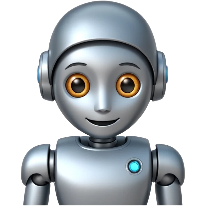 Cute Robot assistant emoji