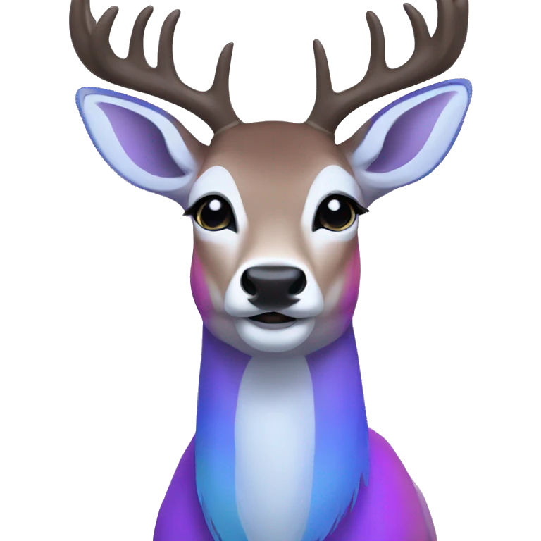 pride deer emoji