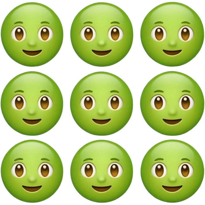 make green colur search  emoji emoji