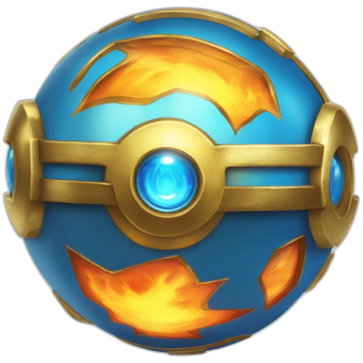 Pokemon Game LootCase Color Blue Fire Flame Rich Treasure Legendary Epic Pokeballs and Pokemons Inside this have Shiny Glow emoji