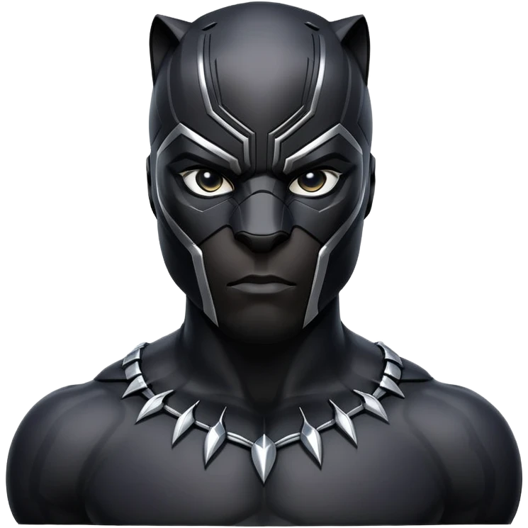 Black panther wowed  emoji