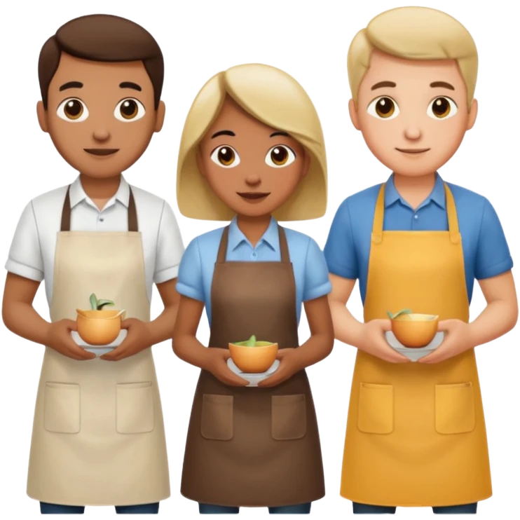 people with apron emoji