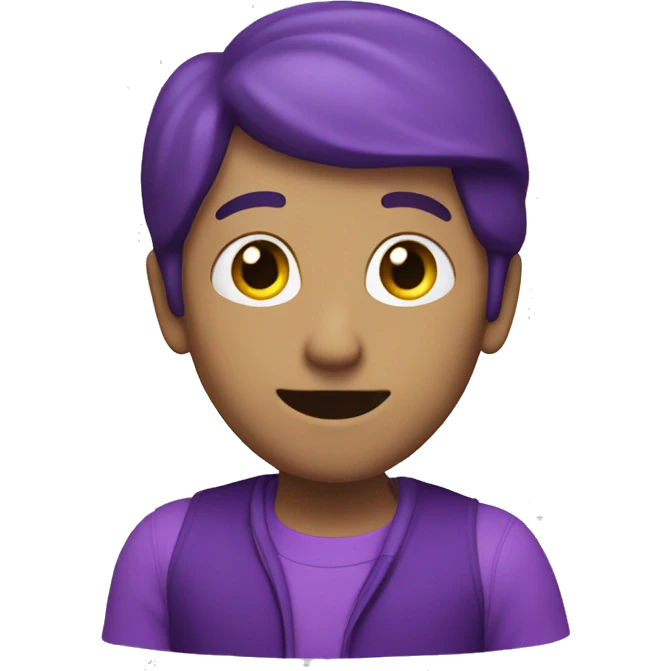 purple stars 8 bi emoji