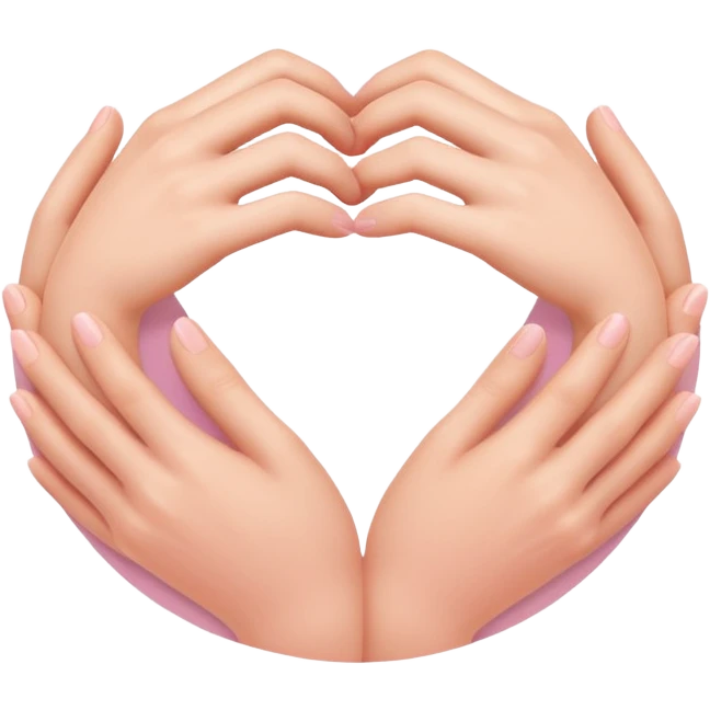 Two stylized arms forming a soft circle, as if hugging an invisible person. Warm pastel palette, minimal details. emoji