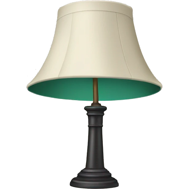 lampshade holding a diploma emoji
