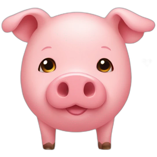 Pig love emoji