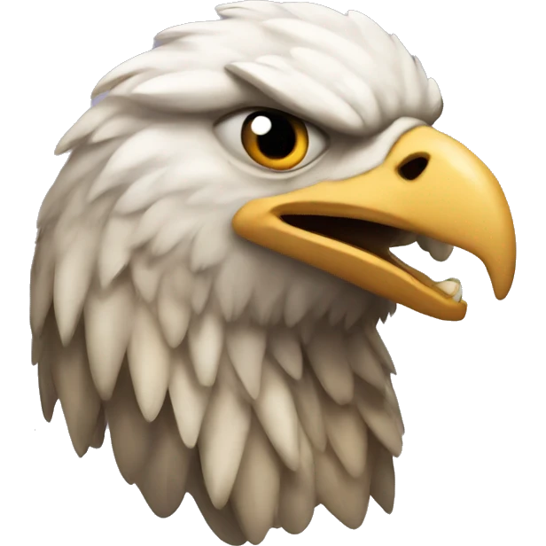 eagle with crocodile's head emoji