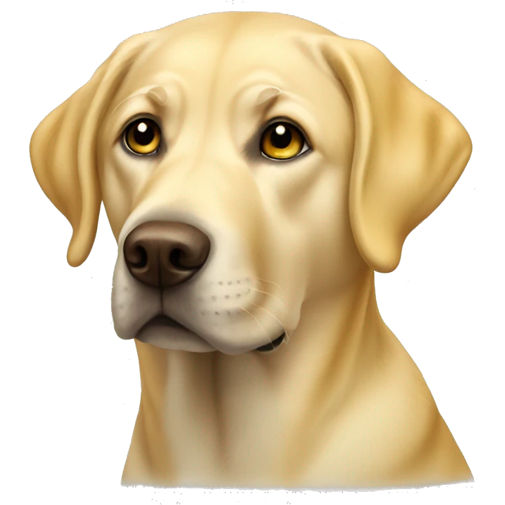 Yellow lab emoji