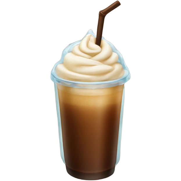 Iced coffee emoji