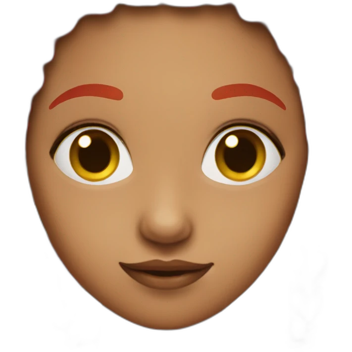 Red girl emoji