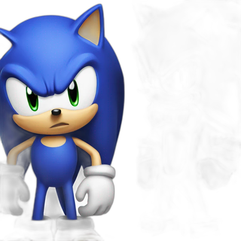 Sonic and knucles emoji