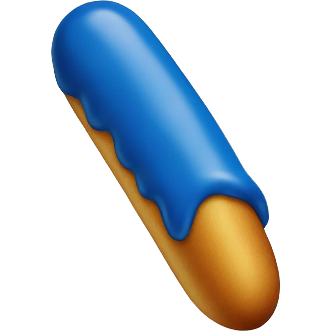 Blue takis corndog emoji