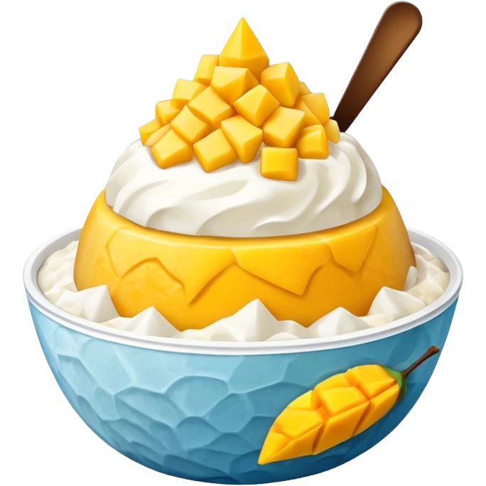 mango bingsu emoji