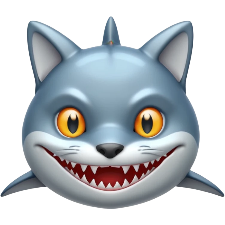 shark x cat emoji