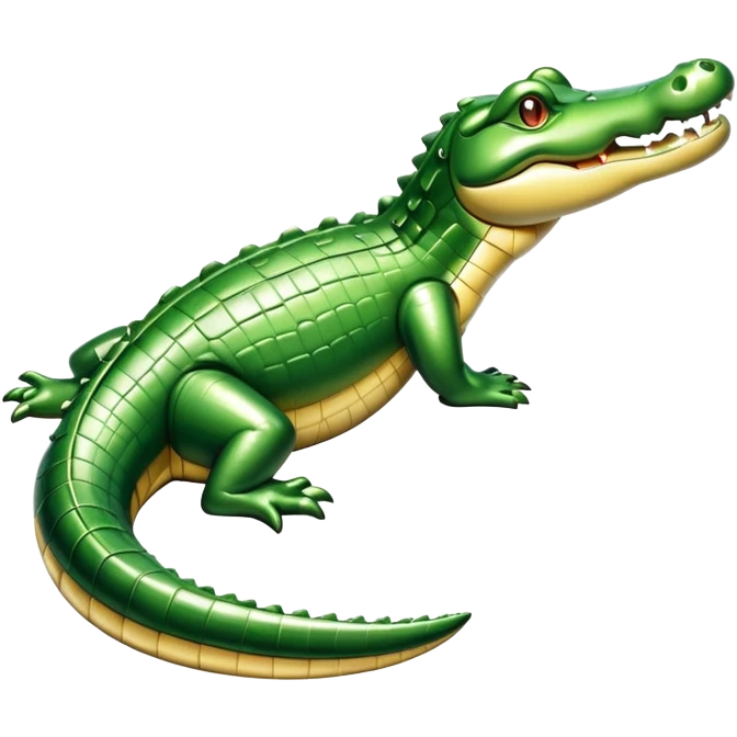 crocodile is a jet emoji