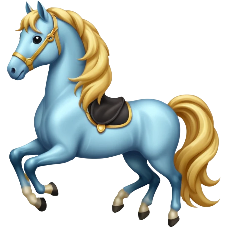 Fancy horse emoji