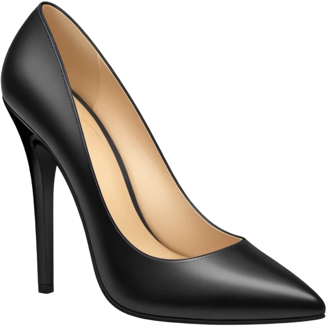Black office pumps emoji