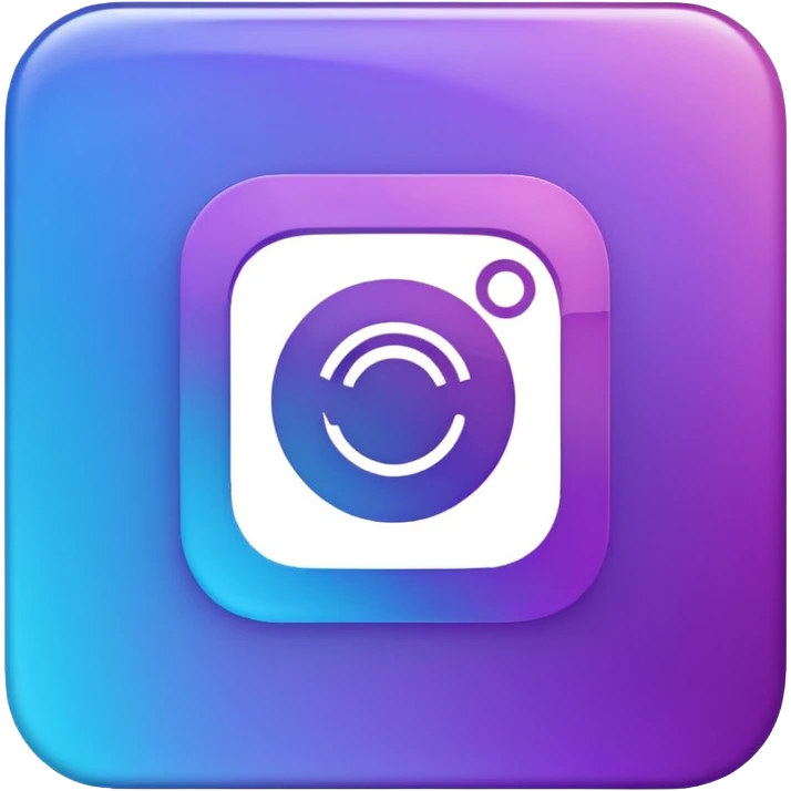 Instagram logo emoji