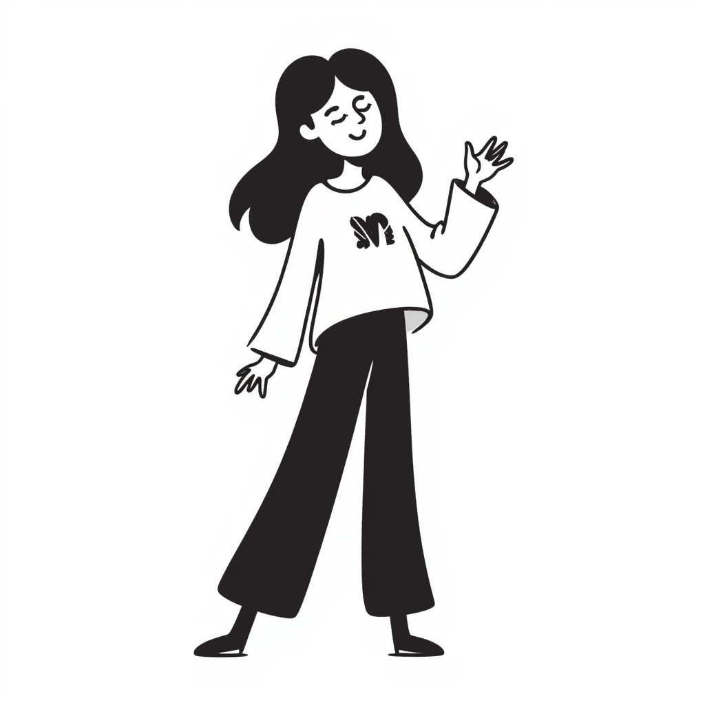 Jennie from Blackpink, full body, fun pose emoji