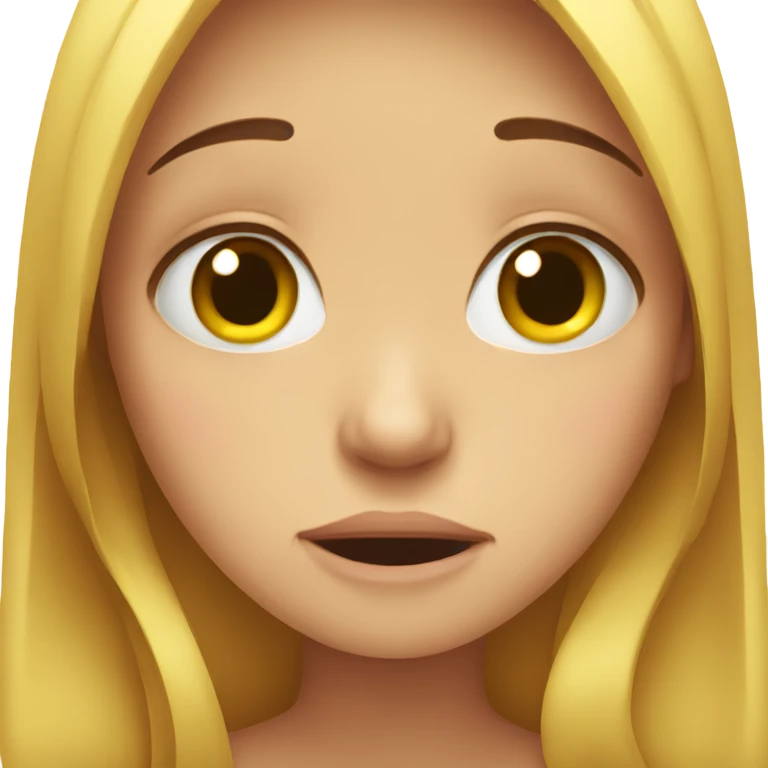 Crying girl emoji