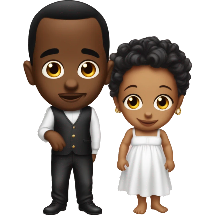 Baby oil with p diddy combs  emoji