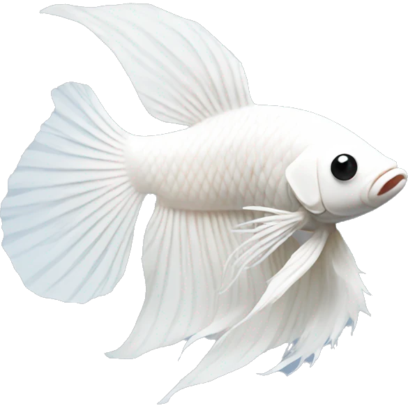 White betta emoji