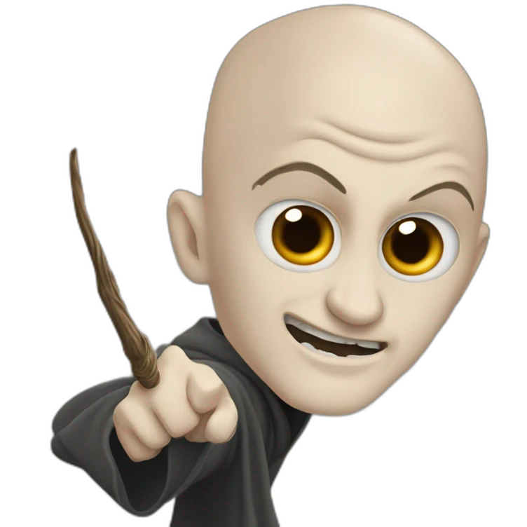 harry potter fighting voldemort emoji