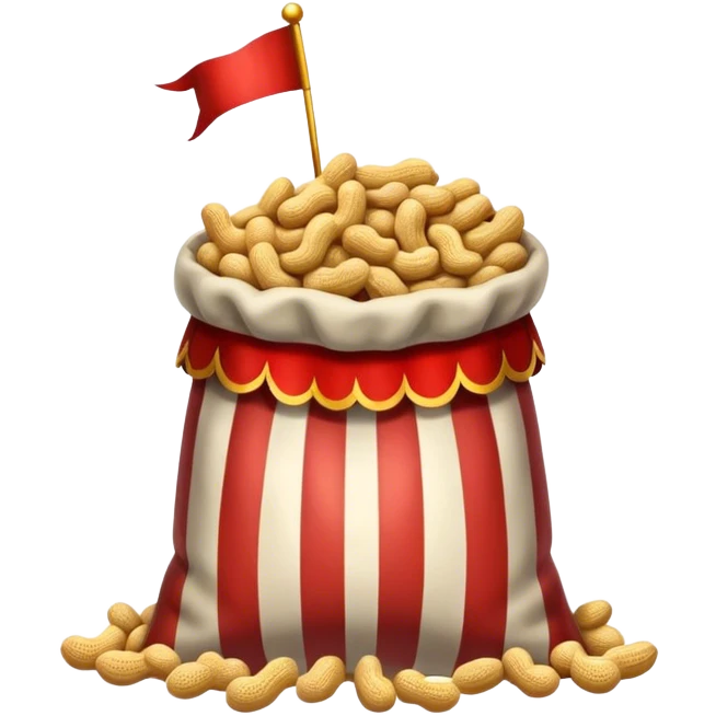 Bag of peanuts at the circus emoji