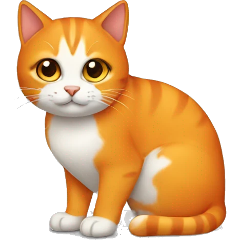 gato naranja emoji