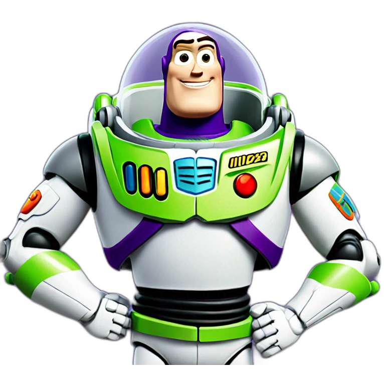 Buzz lightyear shoulders up emoji