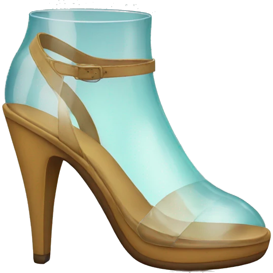 glass shoes emoji