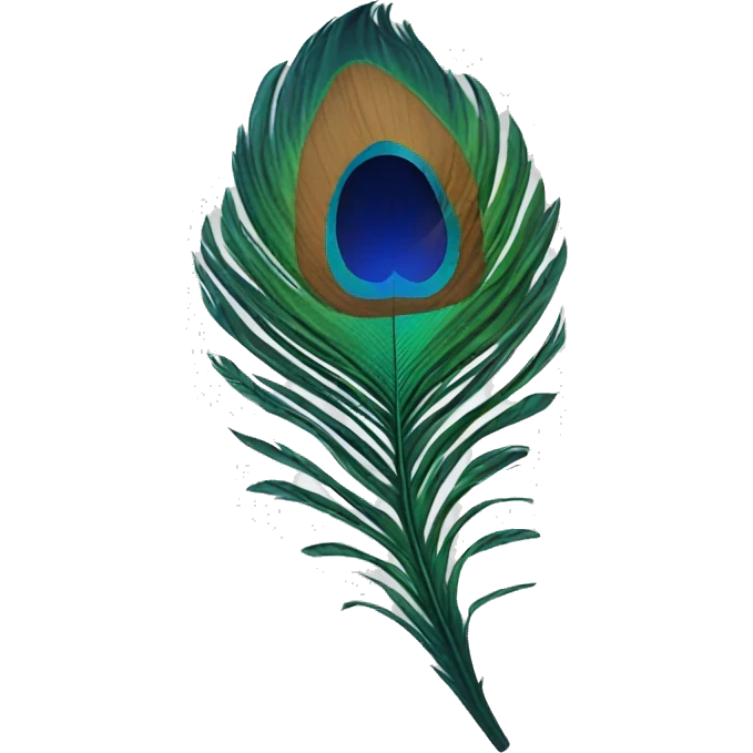 peacock feather emoji