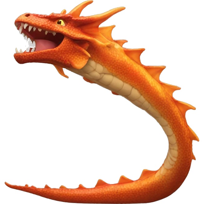 Dracaufeu qui mange emoji