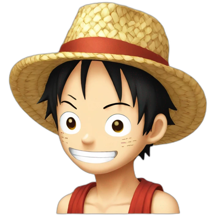 straw hat luffy emoji