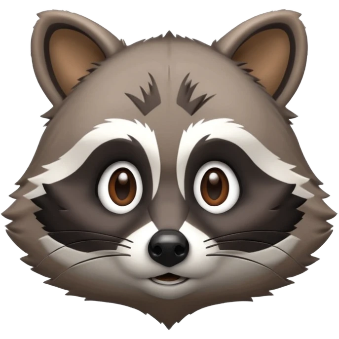 3d raccoon emoji