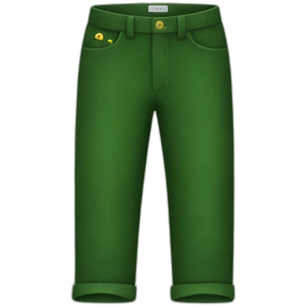 green corduroy pants emoji