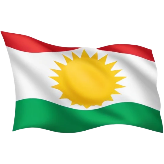 Kurdistan flagge emoji