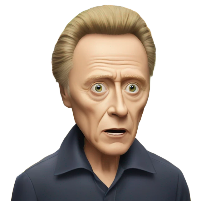 Christopher walken at the grocery emoji