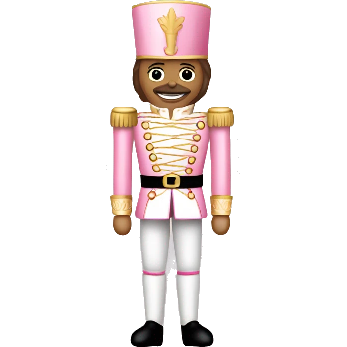 Light pink nutcracker emoji