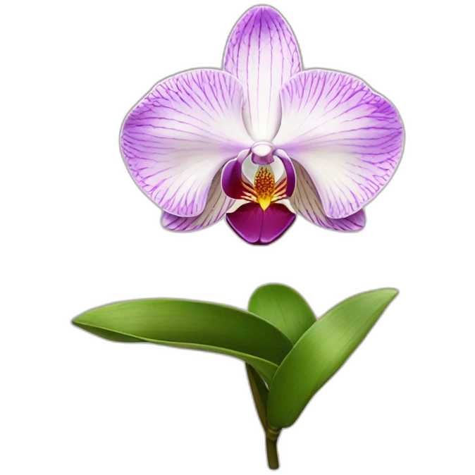 Orchidea flor emoji