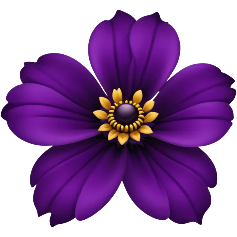 black flower emoji emoji