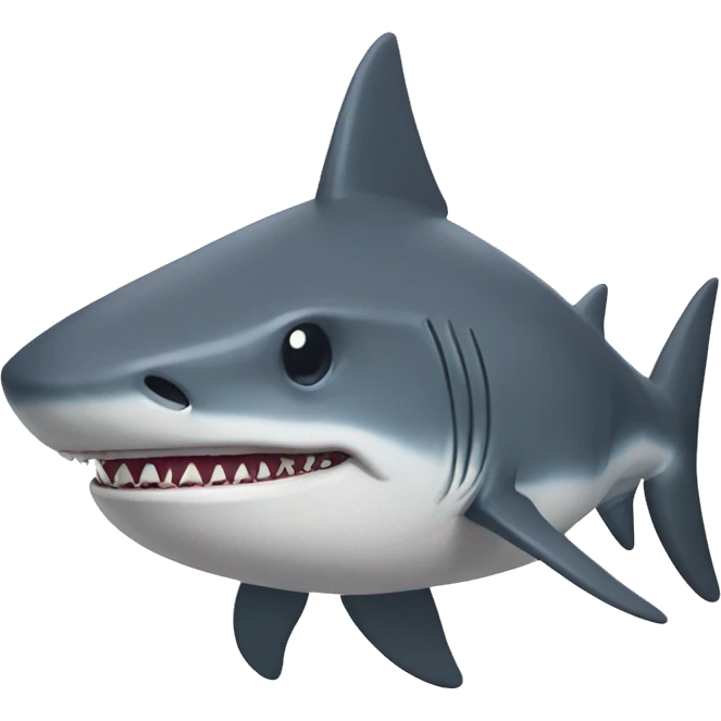 Muscle shark emoji